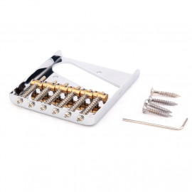 MX1273CR Бридж для электрогитары, Telecaster, хром, Musiclily - MX1273CR Бридж для электрогитары, Telecaster, хром, Musiclily