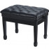 HY-PJ006-GLOSS-BLACK Банкетка, черная, искусственная кожа, Rin - HY-PJ006-GLOSS-BLACK Банкетка, черная, искусственная кожа, Rin