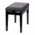 HY-PJ010-GLOSS-BLACK Банкетка, черная, искусственная кожа, Rin - HY-PJ010-GLOSS-BLACK Банкетка, черная, искусственная кожа, Rin