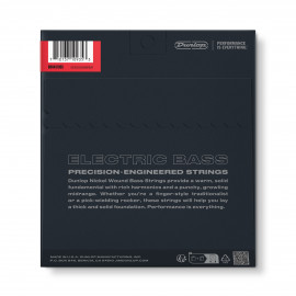 DBN45105S Комплект струн для бас-гитары, никелированные, Medium Light, 45-105, Short Scale, Dunlop - DBN45105S Комплект струн для бас-гитары, никелированные, Medium Light, 45-105, Short Scale, Dunlop