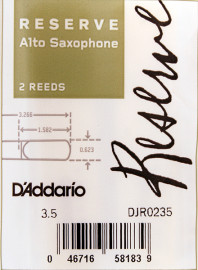 DJR0235 Reserve Трости для саксофона альт, размер 3.5, 2шт, Rico - DJR0235 Reserve Трости для саксофона альт, размер 3.5, 2шт, Rico