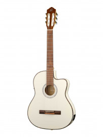 RCE145WH Family Series Pro Классическая гитара со звукоснимателем, размер 4/4, белая, Ortega - RCE145WH Family Series Pro Классическая гитара со звукоснимателем, размер 4/4, белая, Ortega