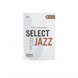 ORRS10ASX4H Organic Select Jazz Unfiled Трости для саксофона альт, размер 4H, 10шт, D'Addario - ORRS10ASX4H Organic Select Jazz Unfiled Трости для саксофона альт, размер 4H, 10шт, D'Addario