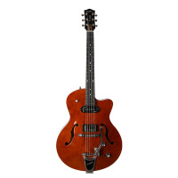 047802 5th Ave Uptown Custom Havana Brown Электрогитара арктоп, с футляром, Godin