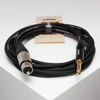 MC226-XFJS-1.5m Кабель микрофонный, XLRF-6.35мм стерео, 1.5м, SHNOOR