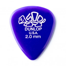 41R2.0 Delrin 500 Медиаторы, 72шт, толщина 2,00мм, Dunlop - 41R2.0 Delrin 500 Медиаторы, 72шт, толщина 2,00мм, Dunlop