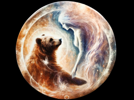Бубен Shamanic Индонезия 50х50 с рисунком - Бубен Shamanic Индонезия 50х50 с рисунком