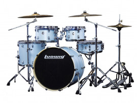 LEC522033 Element Evolution Барабанная установка, голубая, 2 коробки, Ludwig - LEC522033 Element Evolution Барабанная установка, голубая, 2 коробки, Ludwig