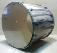 BK-14Ms Барабан кавказский 14", 34х35,6см, цвет — мрамор светлый, Мастерская Бехтеревых