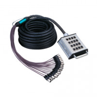 AH603-10m Сценическая коммутационная коробка 12хXLR(F) входов + 4хXLR(M) выхода, 10м, Soundking