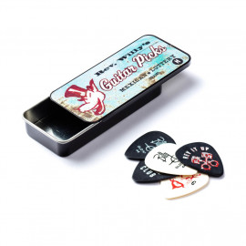 RWT02M Rev Willy Медиаторы 6шт, средние, в коробочке, Dunlop - RWT02M Rev Willy Медиаторы 6шт, средние, в коробочке, Dunlop