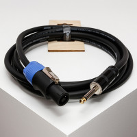 SC225-SPPJ-10m Кабель для гитарного усилителя, 2х2,5мм, Speakon-Powerjack, 10м, SHNOOR