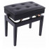 HY-DX17-GLOSS-BLACK Банкетка, черный/черный, искусственная кожа, Rin - HY-DX17-GLOSS-BLACK Банкетка, черный/черный, искусственная кожа, Rin