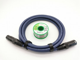 G42-XLR-M-F-0100-6 Кабель микрофонный студийный, 1м, ZZcable - G42-XLR-M-F-0100-6 Кабель микрофонный студийный, 1м, ZZcable