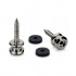 24030600 S-Lock M Крепление ремня, рутений, 2 шт, Schaller - 24030600 S-Lock M Крепление ремня, рутений, 2 шт, Schaller