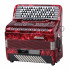 JH5096-RED Аккордеон кнопочный 70/96/7/2, красный, с футляром, Aurus - JH5096-RED Аккордеон кнопочный 70/96/7/2, красный, с футляром, Aurus