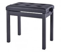 HY-TM21-SATIN-BLACK Банкетка, матовый черный, искусственная кожа, Rin