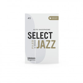 ORSF10ASX4S Organic Select Jazz Filed Трости для саксофона альт, размер 4S, 10шт, D'Addario - ORSF10ASX4S Organic Select Jazz Filed Трости для саксофона альт, размер 4S, 10шт, D'Addario