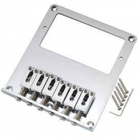 MX2609CR Бридж для электрогитары Tele, хром, Musiclily - MX2609CR Бридж для электрогитары Tele, хром, Musiclily