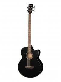 AB850F-BK-BAG Acoustic Bass Series Электро-акустическая бас-гитара, с вырезом, черная, Cort - AB850F-BK-BAG Acoustic Bass Series Электро-акустическая бас-гитара, с вырезом, черная, Cort