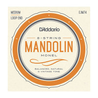 EJM74 Monel Комплект струн для мандолины, 11-40, монель-металл, D'Addario