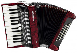 A1653 BRAVO II 48 Red Аккордеон Hohner - A1653 BRAVO II 48 Red Аккордеон Hohner