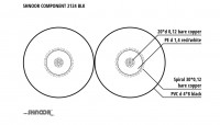 Component-2124-BLK-100m Кабель компонентный небалансный сдвоенный, чёрный, бухта 100м, SHNOOR