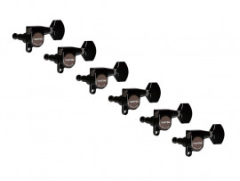 SG360-07-B-L6 Колки для гитары 6л, черные, Gotoh - SG360-07-B-L6 Колки для гитары 6л, черные, Gotoh