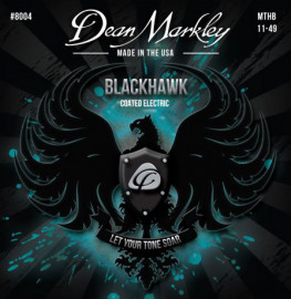 DM8004 Blackhawk Комплект струн для электрогитары, с покрытием, 11-49, Dean Markley - DM8004 Blackhawk Комплект струн для электрогитары, с покрытием, 11-49, Dean Markley
