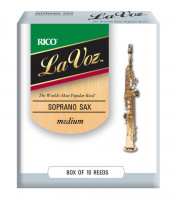 RIC10MD La Voz Трости для саксофона-сопрано, средние (Medium), 10шт в упаковке Rico
