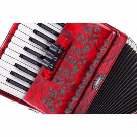 VOCE-I-2648-RD Infinito Аккордеон 26/48-3, красный, Soundsation - VOCE-I-2648-RD Infinito Аккордеон 26/48-3, красный, Soundsation