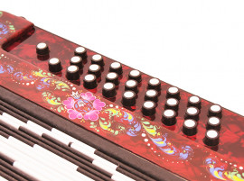 SZ51XYL-A-RD Гармонь "Шуйская" 25х25-III, красная, Шуйская гармонь - SZ51XYL-A-RD Гармонь "Шуйская" 25х25-III, красная, Шуйская гармонь