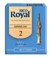 RIB1020 Rico Royal Трости для саксофона-сопрано, размер 2.0, 10шт в упаковке Rico