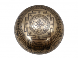 Кованая поющая чаша Bhutanese Luxury ( 10 см, нота: Ре, 587 Гц ) - Кованая поющая чаша Bhutanese Luxury ( 10 см, нота: Ре, 587 Гц )