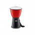 NINO18R/BK Джембе 8", черный/красный, пластик, Nino Percussion - NINO18R/BK Джембе 8", черный/красный, пластик, Nino Percussion