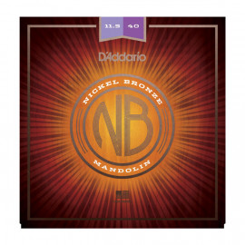 NBM11540 Nickel Bronze Комплект струн для мандолины, фосф/бронза, Custom Medium, 11.5-40, D'Addario - NBM11540 Nickel Bronze Комплект струн для мандолины, фосф/бронза, Custom Medium, 11.5-40, D'Addario