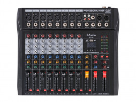 GT-08 Микшерный пульт, 8 каналов, серия PRO, LAudio - GT-08 Микшерный пульт, 8 каналов, серия PRO, LAudio
