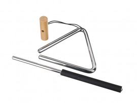 NINO550 Треугольник 4" со шнурком и ручкой, Nino Percussion - NINO550 Треугольник 4" со шнурком и ручкой, Nino Percussion