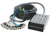 XSNC1204-15 Сценическая коммутационная коробка, 12хXLR входов + 4хXLR выхода, 15м, Superfix