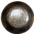 Кованая поющая чаша Dark flower of life ( 10 см, нота: Фа, 698 Гц) - Кованая поющая чаша Dark flower of life ( 10 см, нота: Фа, 698 Гц)