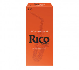 RJA2520 Rico Трости для саксофона альт, размер 2.0, 25шт, Rico - RJA2520 Rico Трости для саксофона альт, размер 2.0, 25шт, Rico