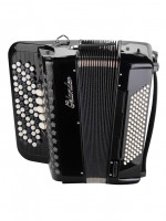 GH5096H-3-BLACK Кнопочный аккордеон 72/96, черный, Gelander