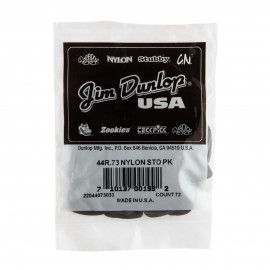 44R.73 Nylon Standard Медиаторы 72шт, толщина 0,73мм, Dunlop - 44R.73 Nylon Standard Медиаторы 72шт, толщина 0,73мм, Dunlop