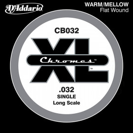 CB032 Chromes Bass Отдельная струна для бас-гитары, 032, D'Addario - CB032 Chromes Bass Отдельная струна для бас-гитары, 032, D'Addario