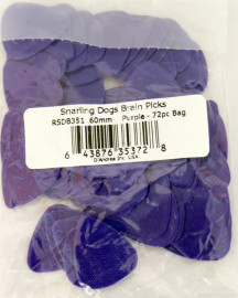 RSDB351-0.60 Brain Picks Медиаторы 72шт, толщина 0.60, Snarling Dogs - RSDB351-0.60 Brain Picks Медиаторы 72шт, толщина 0.60, Snarling Dogs