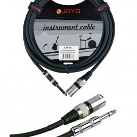 CM-08 Кабель микрофонный, XLR-6.3мм, 4.5м, Joyo - CM-08 Кабель микрофонный, XLR-6.3мм, 4.5м, Joyo