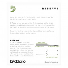 DJR1020 Reserve Трости для саксофона альт, размер 2.0, 10шт., Rico - DJR1020 Reserve Трости для саксофона альт, размер 2.0, 10шт., Rico
